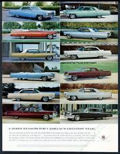 1963 Cadillac Fleetwood 75 Seventy Five limo Eldorado etc all 12 cars photo ad picture