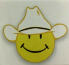 WALMART Cowboy Smiley Lapel Pin Quality Metal Brand New (Pin back) picture