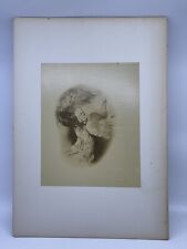 1881 Emil Brugsch Mounted Collotype Photo Ramses II Mummy RARE Vintage 12 x 17 picture