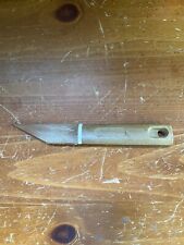 Vintage M. Grumbacher Razor Sharp Craft Knife From Japan Sheath & Fixed Handle picture