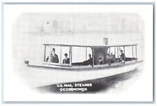 Oconomowoc Wisconsin Postcard US Mail Steamer Exetrior c1910 Vintage Antique picture