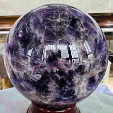 Top Natural Dream Amethyst Sphere Polished Quartz Crystal Ball Healing 1702G picture