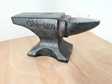 Antique GM 1899 Anvil 4LB 6 Inch Cast Iron Jewelers Watchmaker Gunsmith picture