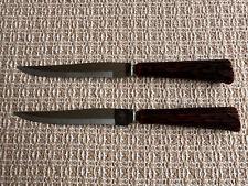 Vintage 2 Piece Steak Knives Washington Forge Stainless Steel - England Flatware picture