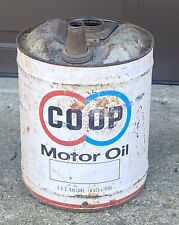 Vintage CO-OP Motor Oil Five Gallon Can Farmland Industries picture