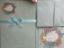 Vintage American Greetings Floral Stationery Set 80s(?) picture