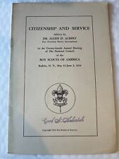 BSA * LITERATURE * CITIZENSHIP AND SERVICE 1934 picture