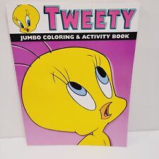 Vtg Looney Tunes Tweety Bird Jumbo Coloring & Activity Book Art Crafts Clean picture