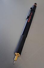Rotring 800 0.5mm Full Metal Black Retractable Mechanical Pencil 1904447 picture