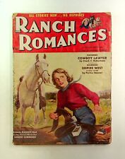 Ranch Romances Pulp Nov 1954 Vol. 188 #3 GD/VG 3.0 picture
