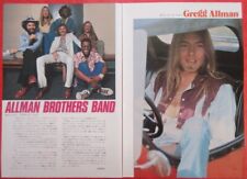 Allman Brothers Band DICKEY BETTS GREGG ALLMAN 1976 CLIPPING JAPAN GT RI2 3PAGE picture