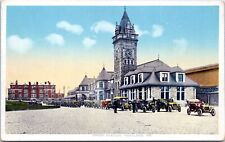 Union Railroad Station, Portland, Maine - 1917 Posted Postcard- RPO - Old Cars picture