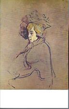 Vintage Postcard, Henri De Toulouse-Lautrec, Jane Avril, Painting, Art, unused picture