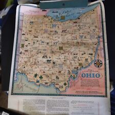 1933 Cartographer's Map Of Ohio 19