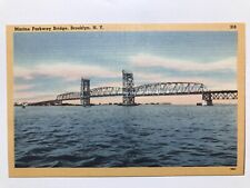 1940 Marine Parkway Bridge Brooklyn New York Postcard picture
