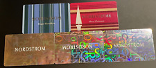 Nordstrom Holographic Lot of 5 Gift Cards No Value $0 Collectable Holidays picture