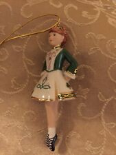 Lenox St. Patrick's Day Irish Girl Dancer Ornament Rare picture