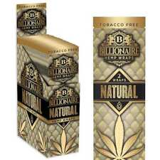 Billionaire Wraps - (Unflavored) Natural Flavor for Rolling (Box of 25 Pouches) picture