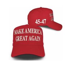 New Official Trump MAGA Hat 45-47 Campaign Made in USA Authentic Not A Knockoff picture