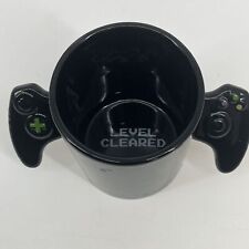 Playstation Coffee Mug Level Cleared Controller Two Handle Competition Gamer Fun picture