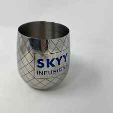 Skyy Vodka pineapple cup and blue Skyy shot glass new picture