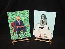BARACK & MICHELLE OBAMA SMITHSONIAN PORTRAITS SET OF 5X7 POSTCARDS picture
