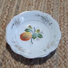 Vintage Peach Hand painted China Saucer dish picture