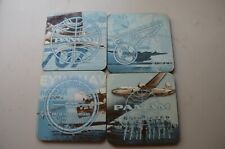 4 Pan Am Cork Coasters picture