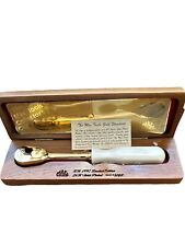 NEW Mac Tools Limited Edition 24K Gold Plated Ratchet XR1990 w/Wood Box  #02347 picture