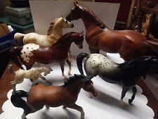 Vtg Breyer Horse Lot~1 Suzann Fiedler + 4 Others & 1 Vtg Ceramic Horse picture