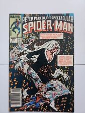 Peter Parker The Spectacular Spider-Man #90 1984 Black Costume NEWSSTAND Comic picture