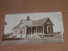 MACOMB IL - 1909 REAL-PHOTO POSTCARD - SOMEONE'S HOME - FRANCIS ON STEP picture