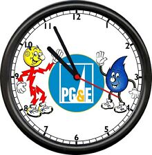 Reddy Kilowatt Electrician Utility PG&E Pacific Gas & Electric Sign Wall Clock picture