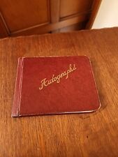 Antique 1947 Autograph Book Of MURIEL  With Verses & Odes From Pennsylvania  picture