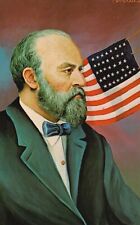 Postcard 20th US President James Garfield Painting Vintage PC J4903 picture