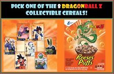 🚨New Limited Edition Pick One REESES PUFFS DRAGONBALL Z Cereal Variety Box picture