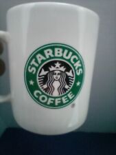 Starbucks Coffee Mug Cup 2004  White Original 2 sided Starbucks Logo. 12 ounce picture
