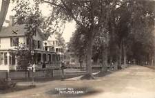 SOUTHPORT, CT ~ PEQUOT AVENUE, HOMES, REAL PHOTO PC ~ c 1907-20 picture