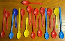18 Assorted Vintage Dairy Queen Plastic Spoons picture