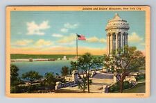 New York City NY-Soldiers And Sailors Monument, Antique, Vintage Postcard picture