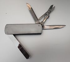 VINTAGE Folding Pocket Knife Cigarette LIGHTER File Scissor Smoker’s Pipe VGUC  picture