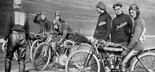 Indian Motorcycle Racing Team Photo Board Track Omaha 1915 picture