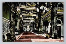 Los Angeles CA-California Marble Lobby, Hotel Alexandria, Vintage c1907 Postcard picture