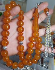 bacalite amber rosary  15 mm original colection beaitiful  large rosary . picture