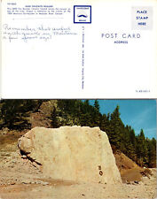 Vintage Montana Huge Dolomite Boulder, MT Postcard Unused 50675 picture