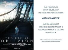 Oblivion movie 2013 Wondercon EXCLUSIVE promo card set Tom Cruise Morgan Freeman picture