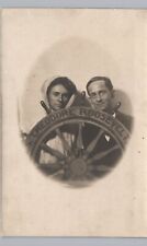 SS THEODORE ROOSEVELT STEAMSHIP WHEEL c1910 real photo postcard rppc great lakes picture