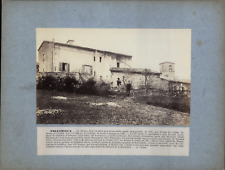 France, Poleymieux, Ruins du Château vintage albumen print albumin print  picture
