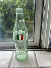 COCA COLA CLASSIC BOTTLE Italy World Cup USA 1994 Glass Empty 8oz Green picture