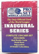 1991 Pro Set World League Football Inaugural Series 150 Card Set-NOS-Sealed picture
